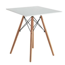 RANDY OFF WHITE 70X70Χ72εκ. ΤΡΑΠΕΖΙ ΞYΛO/MDF KZ-100005
