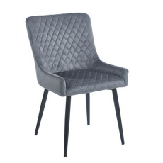 VANESA GREY VELVET ΥΦΑΣΜΑ ΚΑΡΕΚΛΑ ΜΕΤΑΛΛΙΚΗ KZ-111625