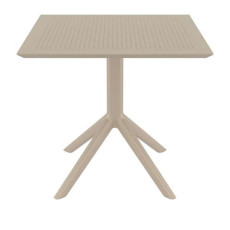 SKY TAUPE 80X80X74εκ. ΤΡΑΠΕΖΙ ΠΟΛ/ΝΙΟΥ KZ-200247