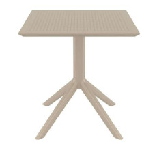 SKY TAUPE 70X70X74εκ. ΤΡΑΠΕΖΙ ΠΟΛ/ΝΙΟΥ KZ-200251