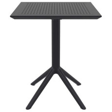SKY BLACK 60Χ60X74εκ. ΤΡΑΠΕΖΙ ΠΤΥΣ/ΝΟ ΠΟΛ/ΝΙΟΥ KZ-200283