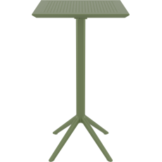SKY OLIVE GREEN BAR 60Χ60Χ108εκ.ΠΤΥΣ/ΝΟ ΤΡΑΠ. ΠΟΛ/ΝΙΟΥ KZ-200290