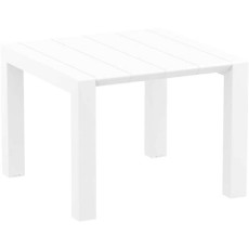 VEGAS WHITE 100X100/140Χ75εκ. ΕΠΕΚΤ.ΤΡΑΠΕΖΙ ΠΟΛ/ΝΙΟΥ KZ-200571