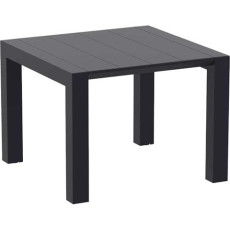 VEGAS BLACK 100X100/140Χ75εκ. ΕΠΕΚΤ.ΤΡΑΠΕΖΙ ΠΟΛ/ΝΙΟΥ KZ-200572