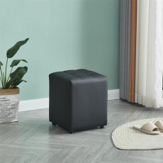 CUBE BLACK PU ΣΚΑΜΠΟ 35X35X42εκ. KZ-400120
