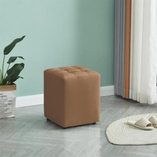 CUBE CAPPUCCINO PU ΣΚΑΜΠΟ 35X35X42εκ. KZ-400124