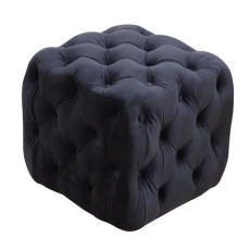 ASTRA ΣΚΑΜΠΟ BLACK VELVET ΥΦΑΣΜΑ 45X45Χ45εκ. KZ-400161