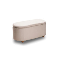 FOSTER ΣΚΑΜΠΟ VELVET BEIGE ΜΕ ΑΠΟΘ. ΧΩΡΟ 99Χ45X45εκ. KZ-400606