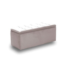 LIDO ΣΚΑΜΠΟ VELVET BEIGE ΜΕ ΑΠΟΘ. ΧΩΡΟ 101X41X42εκ. KZ-400609