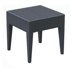 MIAMI DARK GREY ΤΡΑΠΕΖΙ 45Χ45Χ45εκ. ΠΟΛ/ΝΙΟΥ KZ-530037
