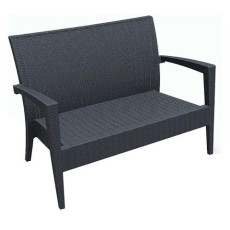 MIAMI DARK GREY ΚΑΝΑΠΕΣ 128Χ77Χ89εκ. ΠΟΛ/ΝΙΟΥ KZ-530054