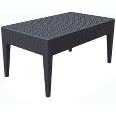 MIAMI DARK GREY ΤΡΑΠΕΖΙ 92Χ53Χ45εκ. ΠΟΛ/ΝΙΟΥ KZ-530055