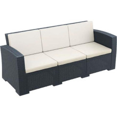 MONACO DARK GREY 3ΘΕΣ.ΚΑΝΑΠΕΣ ΜΕ ΜΑΞ. ΠΟΛ/ΝΙΟΥ KZ-530819