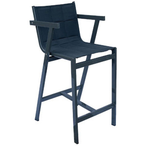 ZITA-BAR σκαμπό ψηλό αλουμινίου με pvc ΧΡΩΜΑ ΕΠΙΛΟΓΗΣ, 50x50xH105