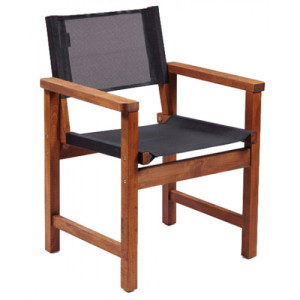 NTINO πολυθρόνα κήπου ξύλινη με κάλυμμα ΧΡΩΜΑ ΕΠΙΛΟΓΗΣ / 63x58xΗ88