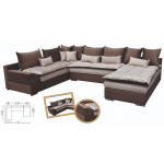 ARSINOI καναπές οικιακού χώρου 245x330x190