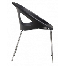 DROP πολυθρόνα polypropylene ΑΝΘΡΑΚΙ, 57x61x78 DROP πολυθρόνα polypropylene ΑΝΘΡΑΚΙ, 57x61x78