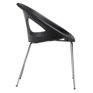 DROP πολυθρόνα polypropylene ΑΝΘΡΑΚΙ, 57x61x78