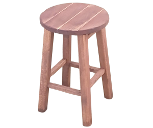 ΣΚΑΛΙΣΤΟ-Η50 σκαμπό χαμηλό ξύλινο ΕΜΠΟΤΙΣΜΟΥ ΚΑΡΥΔΙ / 30x30xH50