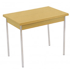 ESSEN τραπέζι χρωμίου με ξύλο ΧΡΩΜΑ ΕΠΙΛΟΓΗΣ, 70x110(+30+30)xH75 ESSEN τραπέζι χρωμίου με ξύλο ΧΡΩΜΑ ΕΠΙΛΟΓΗΣ, 70x110(+30+30)xH75