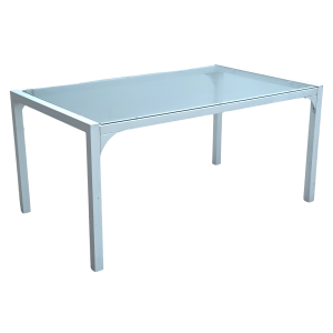 FSF-620T τραπέζι κήπου αλουμινίου με τζάμι ΧΡΩΜΑ ΕΠΙΛΟΓΗΣ, 89x139xH75