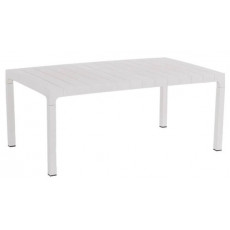 HILTON-T τραπεζάκι κήπου polypropylene ΛΕΥΚΟ, 97x60xH40 HILTON-T τραπεζάκι κήπου polypropylene ΛΕΥΚΟ, 97x60xH40