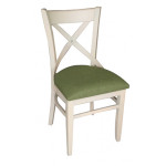 BISTRO-Κ-ΜΠ καρέκλα με σκελετός ξύλινο σε ΧΡΩΜΑ & ΚΑΘΙΣΜΑ ΕΠΙΛΟΓΗΣ, 43x47x98