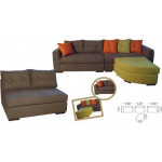 KARMA καναπές οικιακού χώρου, 280x300x90cm