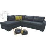 MATIL καναπές οικιακού χώρου, 220x285x90cm