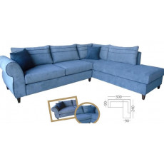 FENIA καναπές οικιακού χώρου, 300x240x90cm