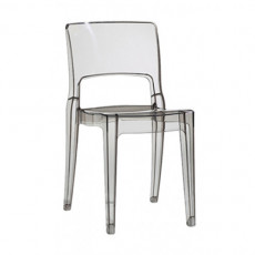 ISY καρέκλα polycarbonate ΓΚΡΙ ΔΙΑΦΑΝΗ, 45x52x81 ISY καρέκλα polycarbonate ΓΚΡΙ ΔΙΑΦΑΝΗ, 45x52x81