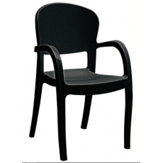 JOKER πολυθρόνα polypropylene higlopp ΜΑΥΡΟ JOKER πολυθρόνα polypropylene higlopp ΜΑΥΡΟ, 55x55x88