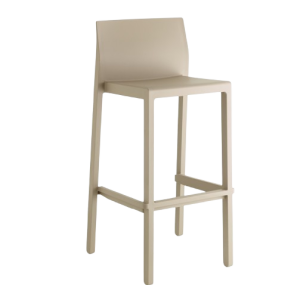 KATE-2344 σκαμπό εξωτερικού χώρου ψηλό technopolymer ΜΟΚΑ / 48x47xH75/98