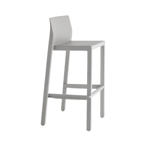 KATE-2344 σκαμπό εξωτερικού χώρου ψηλό technopolymer ΓΚΡΙ ΑΝΟΙΚΤΟ / 48x47xH75/98