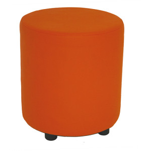 ΠΟΥΦ-Φ40-U σκαμπό στρογγυλό χαμηλό ντυμένο ΧΡΩΜΑ ΕΠΙΛΟΓΗΣ, Φ40xH45