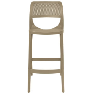 MILA-BAR σκαμπό ψηλό pp ΚΑΠΟΥΤΣΙΝΟ, 48x55xH107