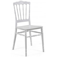 NAPOLEON-PP καρέκλα polypropylene ΛΕΥΚΗ, 40x43xH90