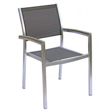 PEPE-A πολυθρόνα κήπου αλουμινίου pvc ΓΚΡΙ, 55x52x85 PEPE-A πολυθρόνα κήπου αλουμινίου pvc ΓΚΡΙ, 55x52x85