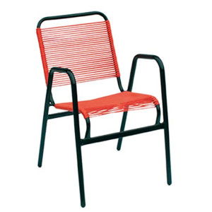ΣΙΝΕΜΑ-Π πολυθρόνα εξοπλισμού μεταλλική με κορδόνι ΧΡΩΜΑ ΕΠΙΛΟΓΗΣ, 59x53x84