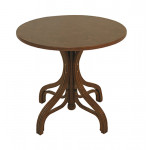 RANGO τραπέζι ξύλινο ΚΑΡΥΔΙ, Φ80xH75