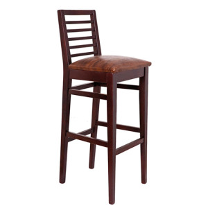 Σ11-ΜΠ σκαμπό ψηλό ξύλινο WENGE καθ. ΤΑΠΕΤΣΑΡΙΑ ΕΠΙΛΟΓΗΣ / 42x42xH110