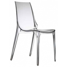VANITY-C καρέκλα polycarbonate ΔΙΑΦΑΝΟ, 49x55x88