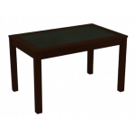 Τ-115 ΤΖΑΜΙ τραπέζι ενιαίου χώρου ξύλινo ΧΡΩΜΑ ΕΠΙΛΟΓΗΣ, 80x120(+40)xH75