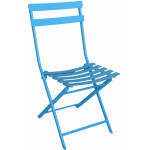 TRADITIONAL-C-ΣΩΛΗΝΑΣ καρέκλα κήπου μεταλλική ΘΑΛΑΣΣΙ, 41x47x80