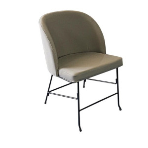 TS-437 καρέκλα εξοπλισμού μεταλλική με ταπετσαρία ΧΡΩΜΑ ΕΠΙΛΟΓΗΣ, 55x56xΗ85