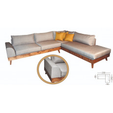 VICTORIA-SOFA καναπές οικιακού χώρου, 290x240x90cm VICTORIA-SOFA καναπές οικιακού χώρου, 290x240x90cm