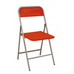 ZIPPY καρέκλα πτυσσόμενη pvc χρώμα ΕΠΙΛΟΓΗΣ, 44x45x85